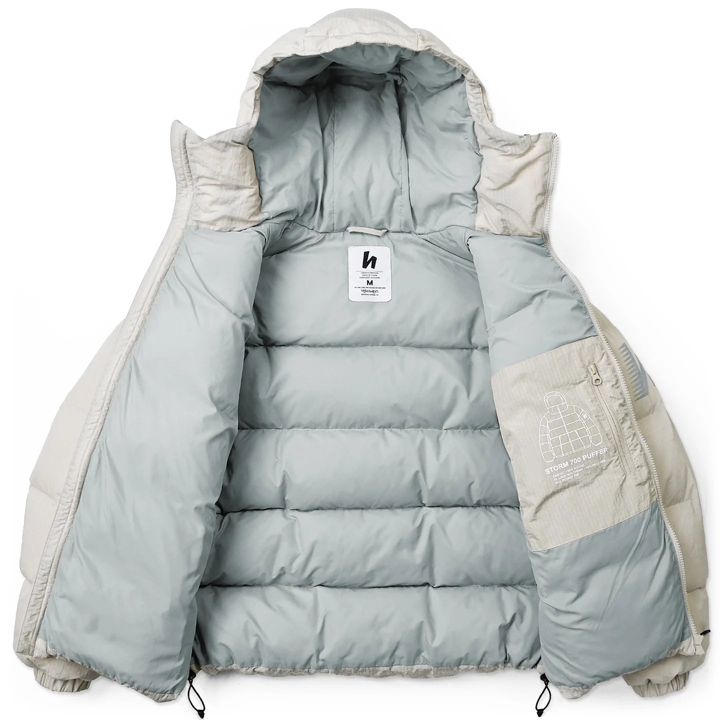 Harlaut 700 Puffer - Stone